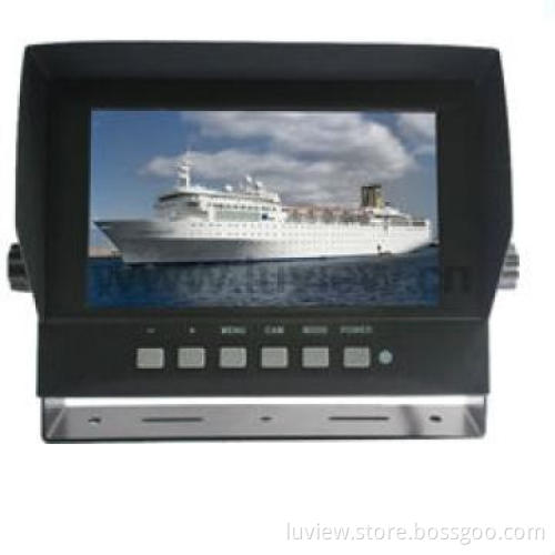 4-CH 7 inch IP69K Waterproof Monitor Rear View Monitor